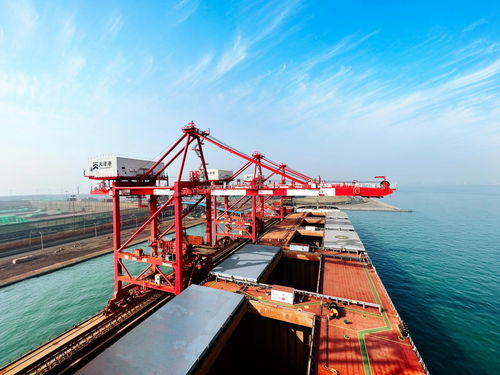 天津港接卸开港以来首艘30万吨铝矾土船舶